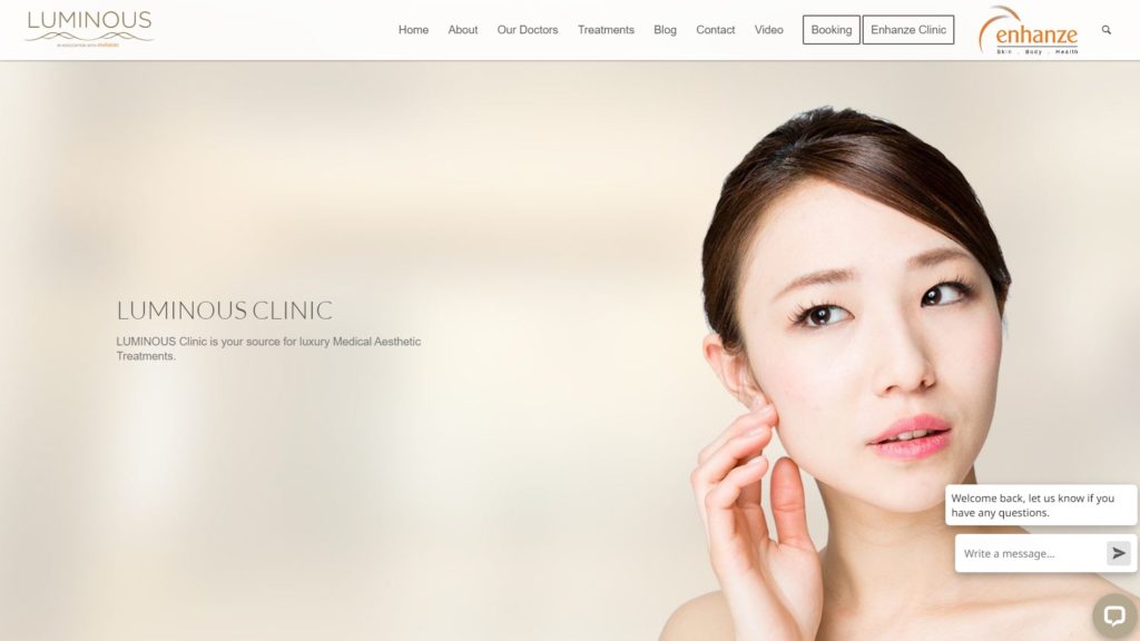 Luminous Clinic Homepage