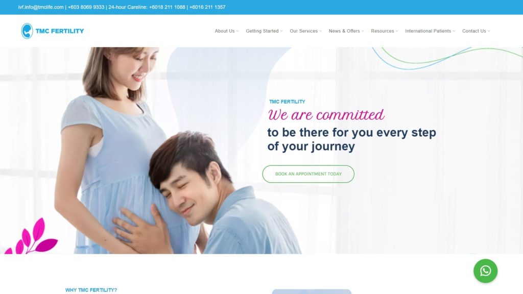 TMC Fertility Homepage