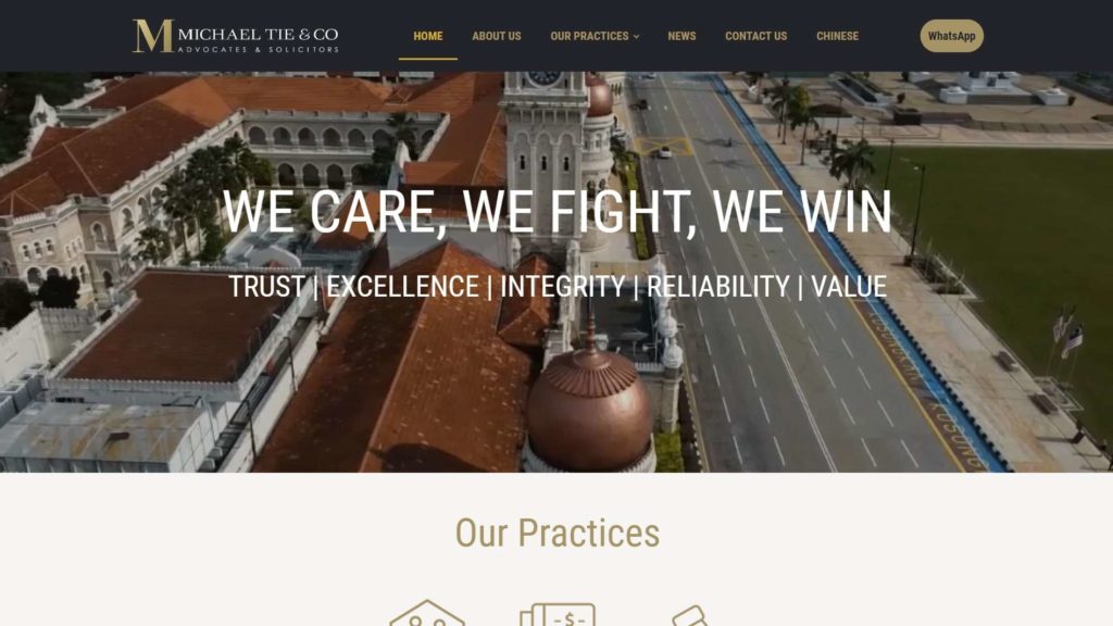 Michael Tie & Co Homepage