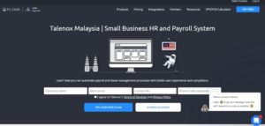 Talenox's homepage