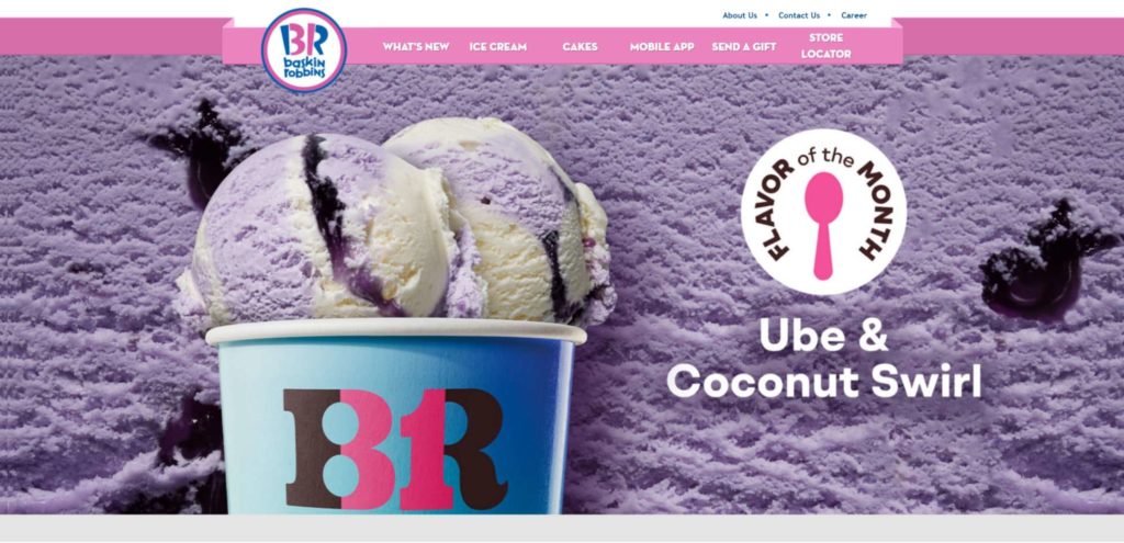 Baskin-Robbins Homepage