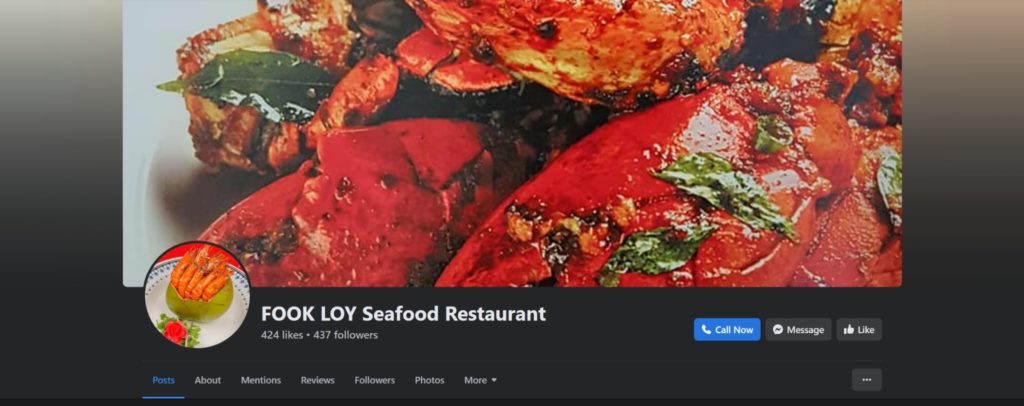 Fook Loy Restaurant's Homepage