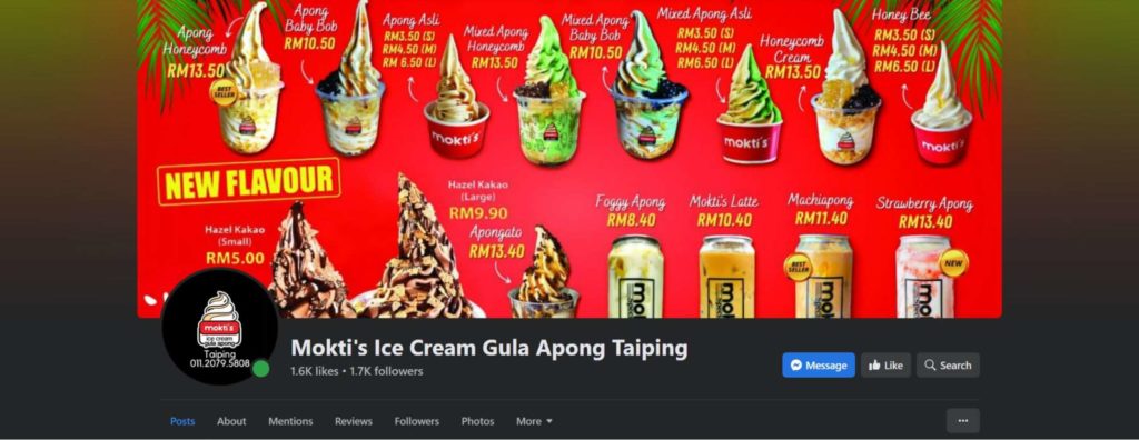 Mokti's Taiping (Ice Cream Gula Apong Sarawak)'s Homepage