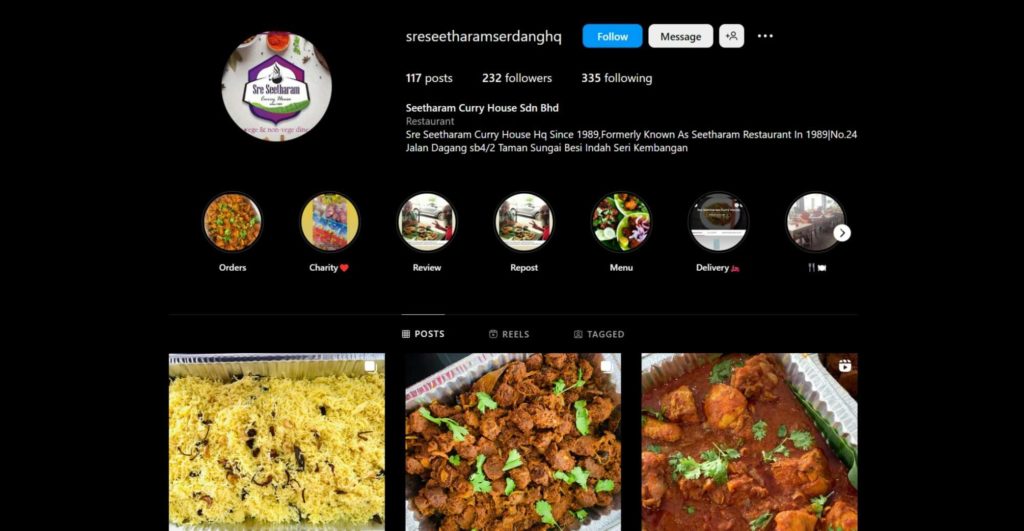 Sre Seetharam Curry House's Homepage