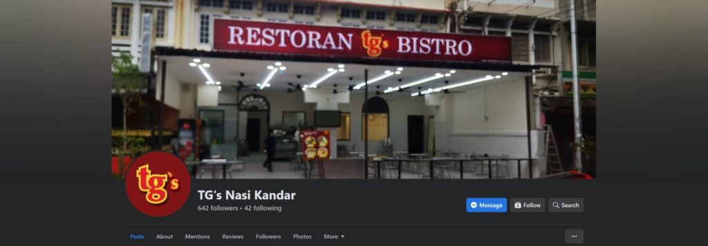 Tg's Nasi Kandar's Homepage
