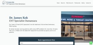 Dr James Kok ENT Clinic's Homepage