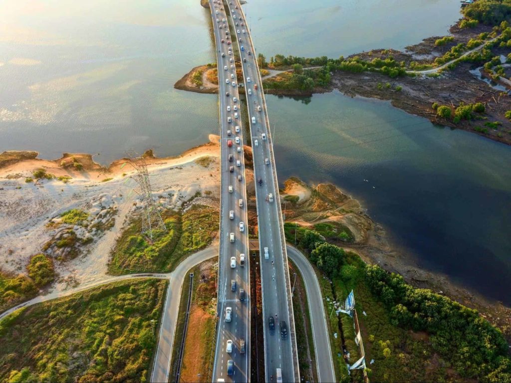 The traffic is heavy and parking space is limited