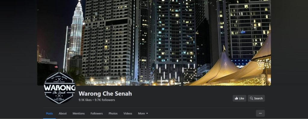 Warong Che Senah's Homepage