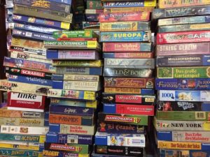 Battle each other in board games