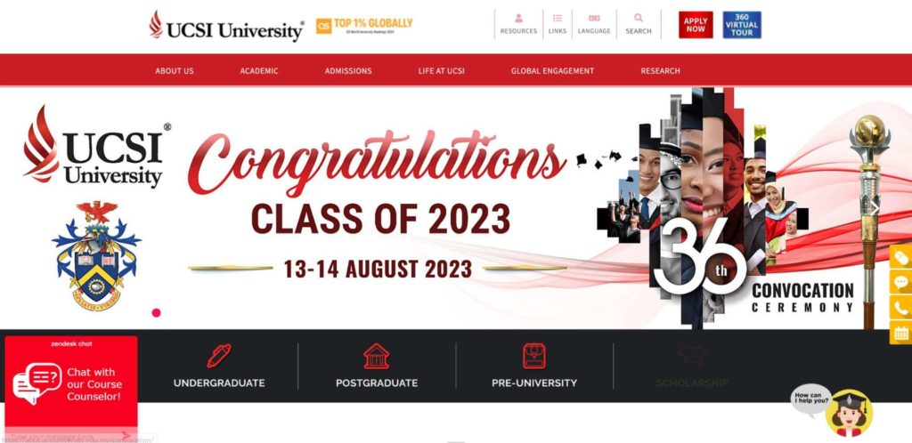 UCSI University Homepage