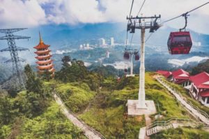 Ride a cable car and enjoy panoramic views
