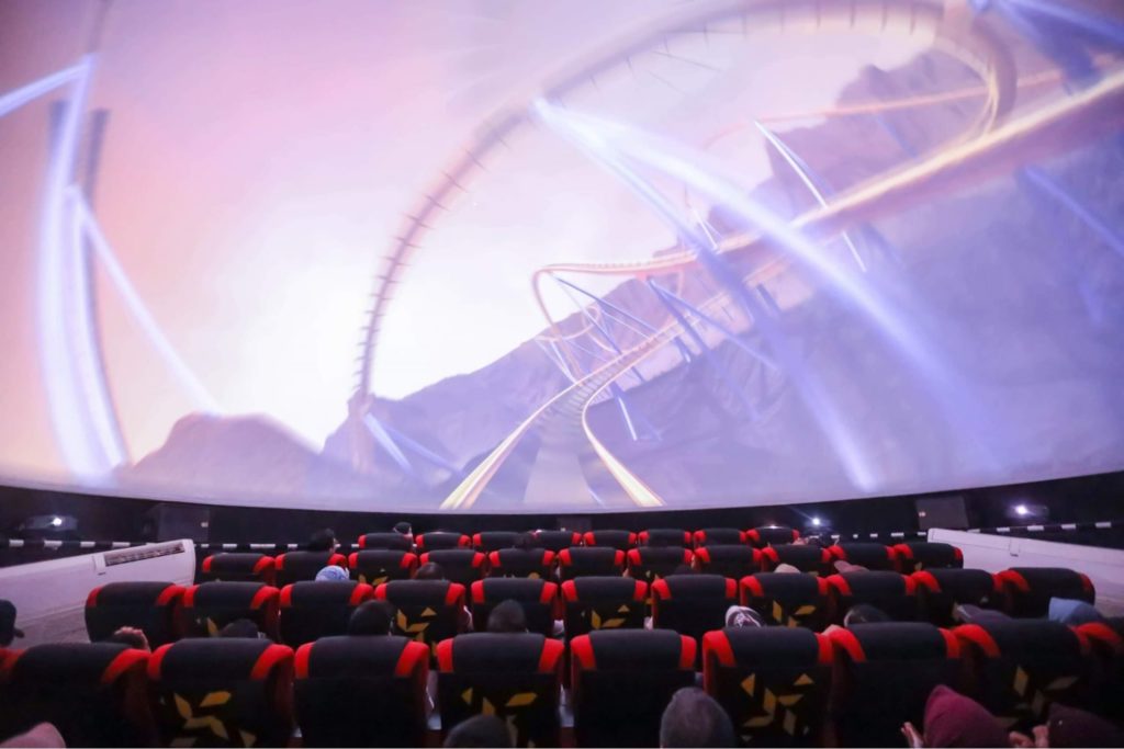 Enjoy lifelike shows at the SkyDome