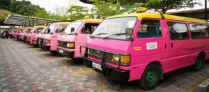 Ride a Pangkor Pink Taxi Around the Island