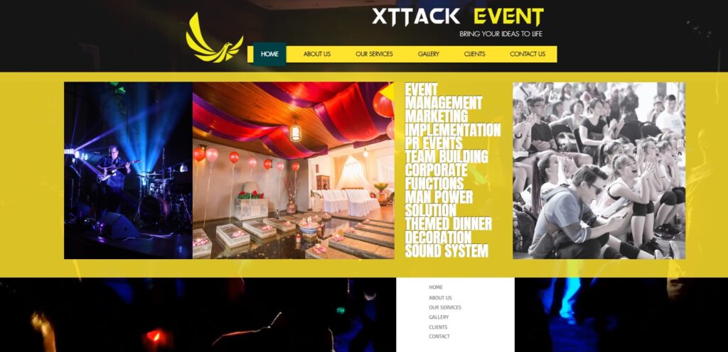 xttack event homepage