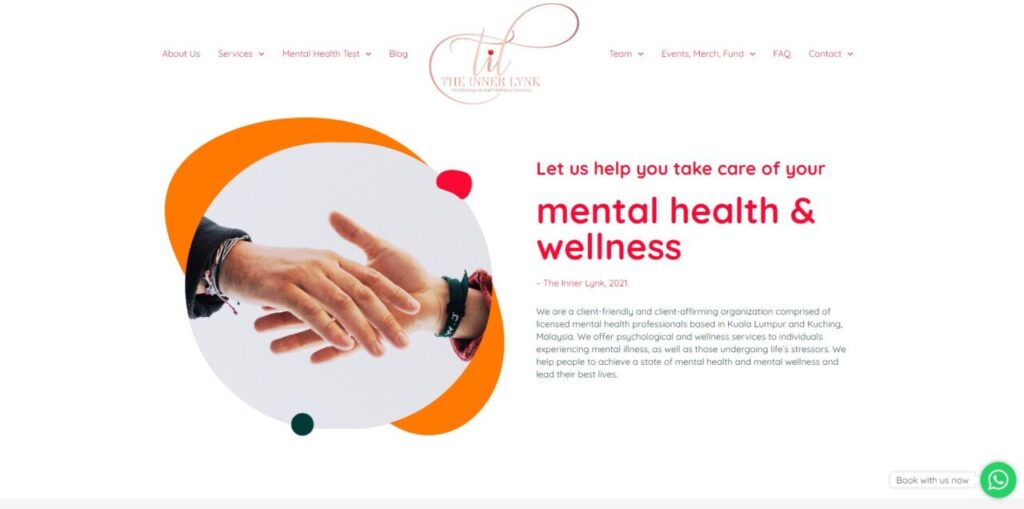 the inner lynk homepage